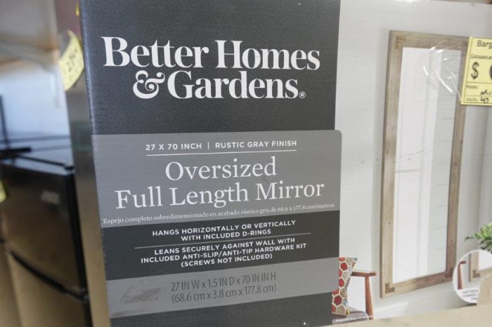 27" x 70" Better Homes & Gardens Rectangular Full-Length Mirror - Image 5