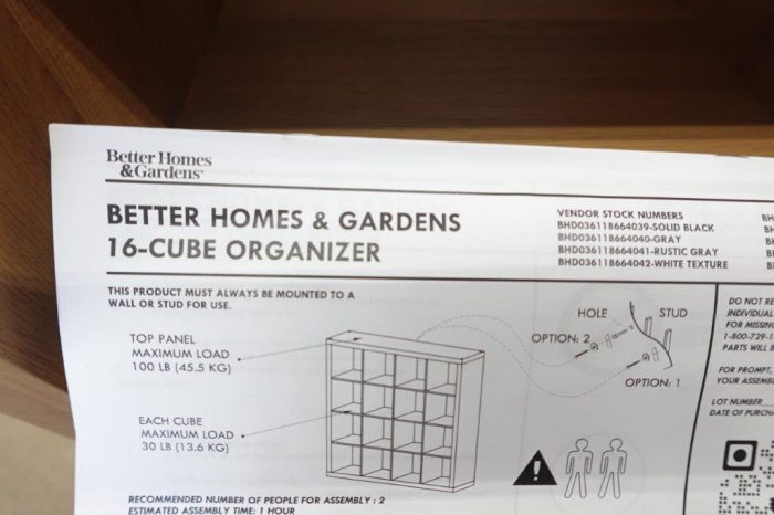 Better Homes & Gardens 16-Cube Storage Cube Shelf Organizer - Image 7