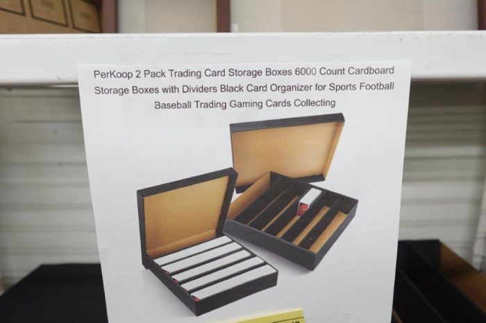 PerKoop 2 Pk Trading / Playing Card Storage Boxes 6000 Count - Image 3