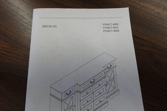 59" Dextrus Kitchen Storage and Buffet Cabinet - Image 10