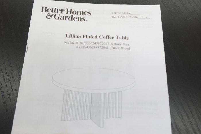 BH&G Lillian Fluted Round Coffee Table in Black - Image 9