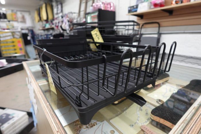 Steel Drying Dish Rack Drainer for Kitchen Counter - Image 5