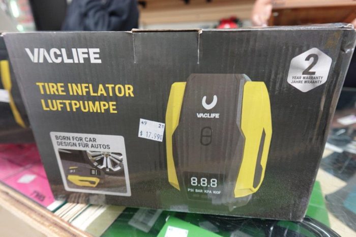 VacLife Portable Tire Inflator and Air Compressor - Image 3