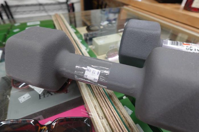 15 lb  CAP Neoprene Single Gym Dumbbell in Gray - Image 4