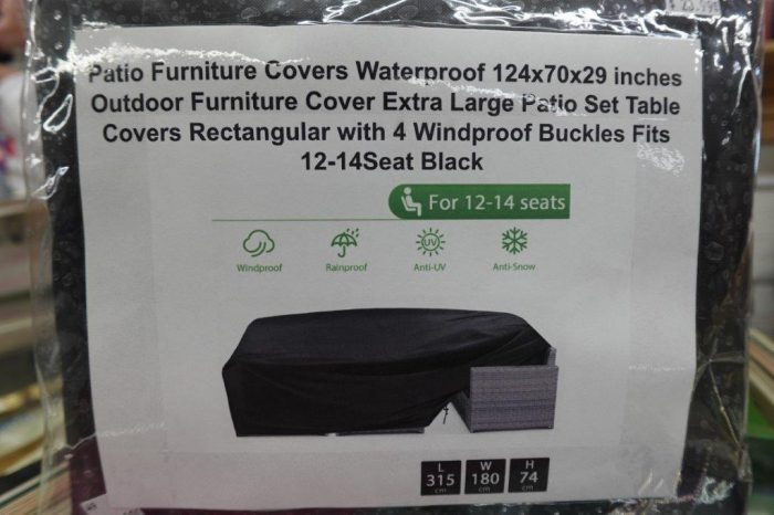 Extra Large Waterproof Outdoor Patio Furniture Cover - Image 3