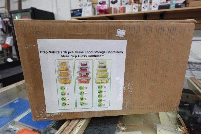 26pc Prep Naturals Glass Food Storage Containers - Image 2