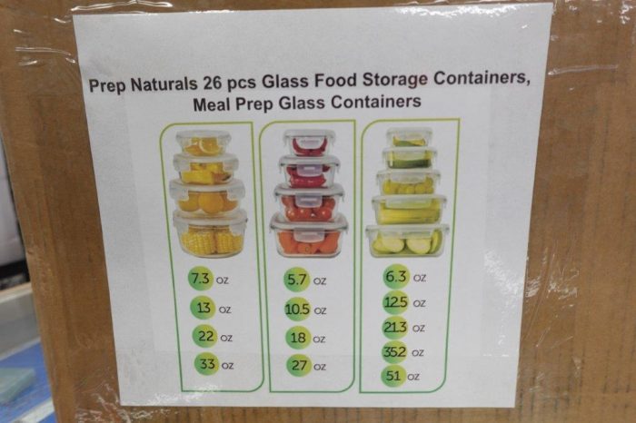 26pc Prep Naturals Glass Food Storage Containers - Image 4