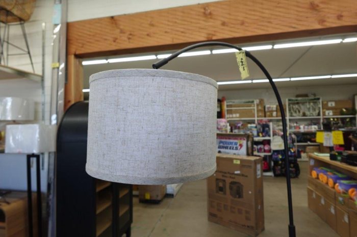 Standing Dimmable Floor Lamp with Hanging Shade - Image 3