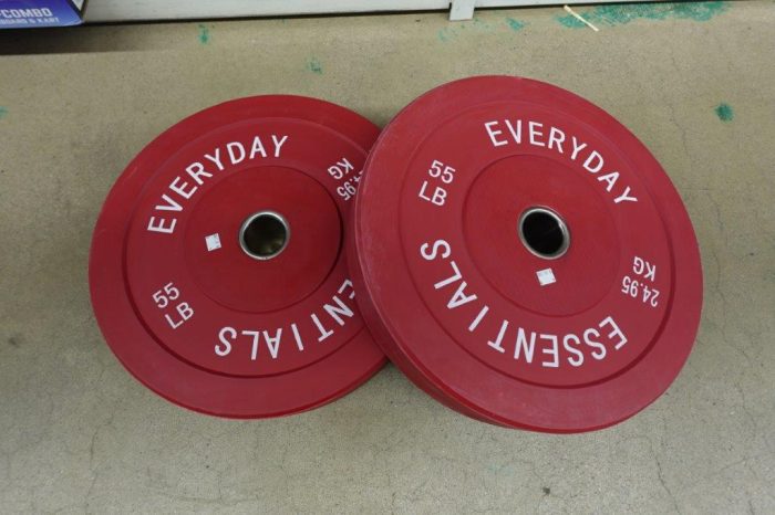 55lb BalanceFrom Olympic Bumper Plate Weight - Image 2