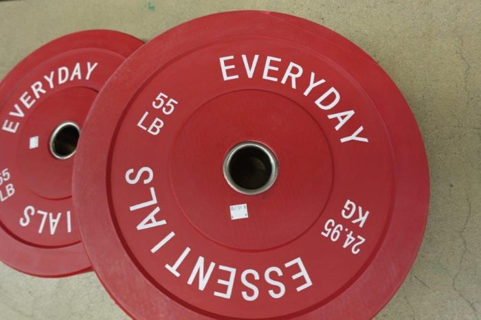 55lb BalanceFrom Olympic Bumper Plate Weight - Image 3