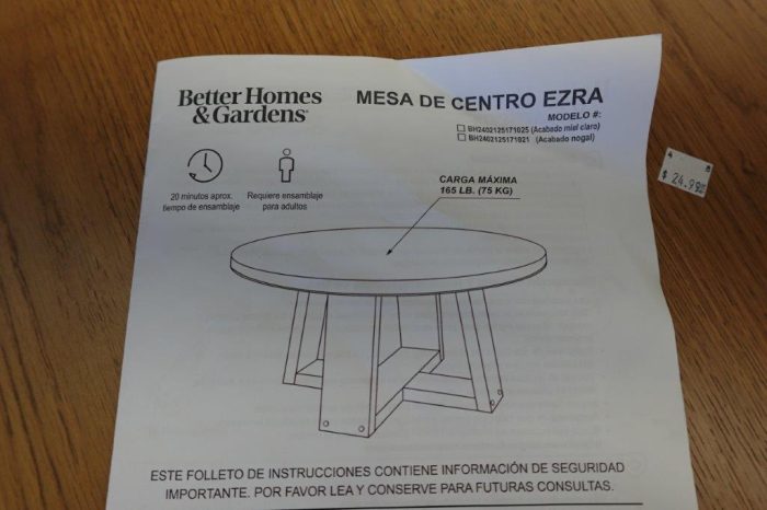 Better Homes & Gardens Ezra Coffee Table (Damaged) - Image 5