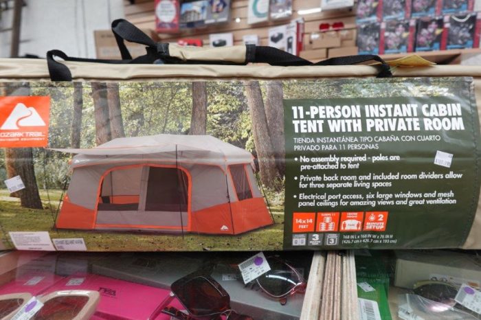 14' x 14' Ozark Trail 11-Person Cabin Camping Tent - Image 3