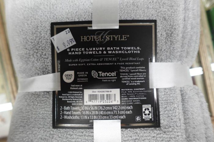 6-Piece Hotel Style Egyptian Cotton Bath Towel Set - Image 5