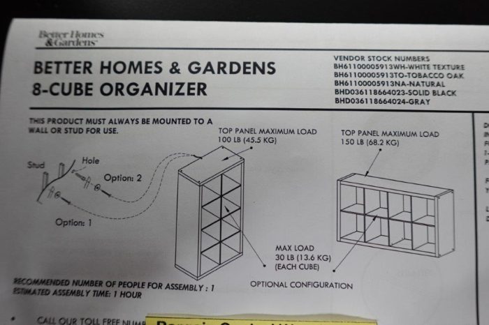 8 Cube Better Homes & Gardens Storage Organizer - Image 5