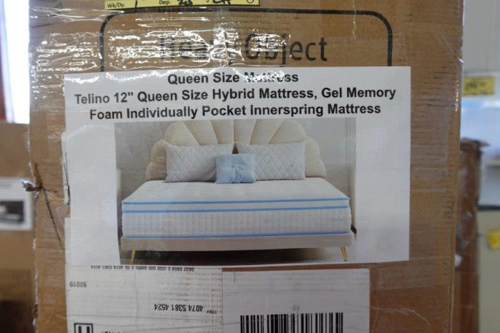 Queen Size 12" Gel Memory Foam Mattress - Image 3