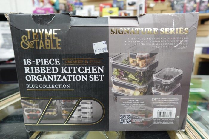 18 Piece Thyme & Table Food Storage Container Set - Image 3