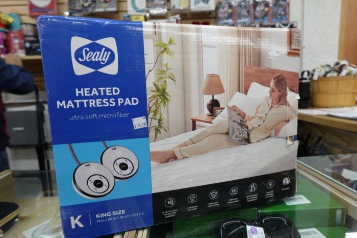 Sealy Electric Heated Mattress Pad with 10 Heating Levels - Image 2