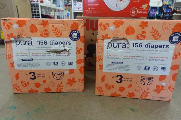 Size 3 Pura Eco-Friendly Baby Diapers 156 Count - Image 2