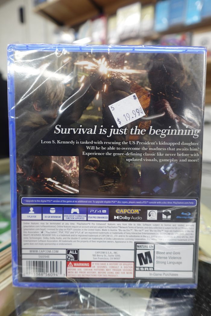 PlayStation 4 Resident Evil 4 Video Game - Image 4