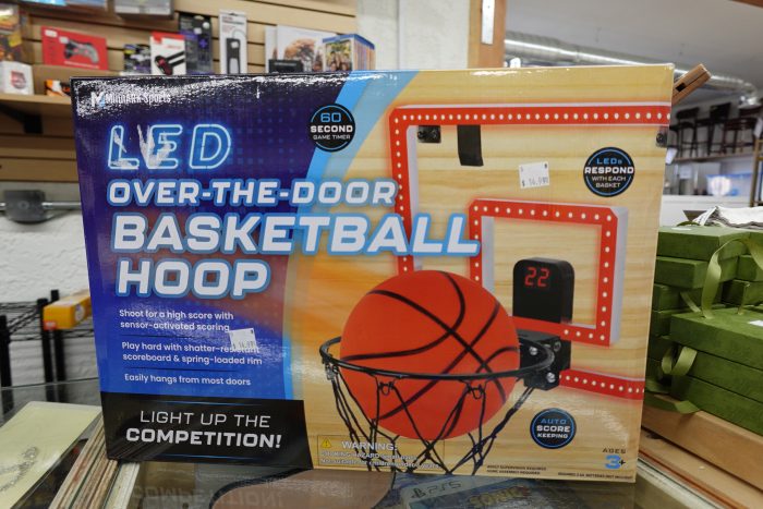 Over-the-Door Battery Powered Basketball Hoop Game - Image 2