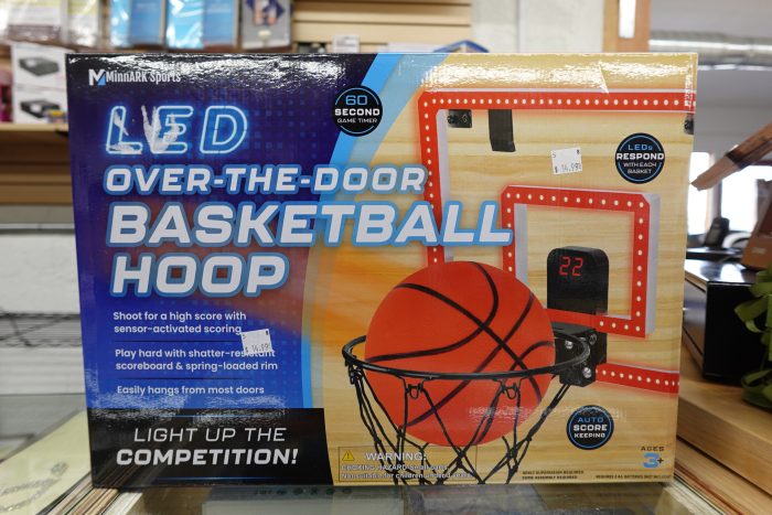 Over-the-Door Battery Powered Basketball Hoop Game - Image 3