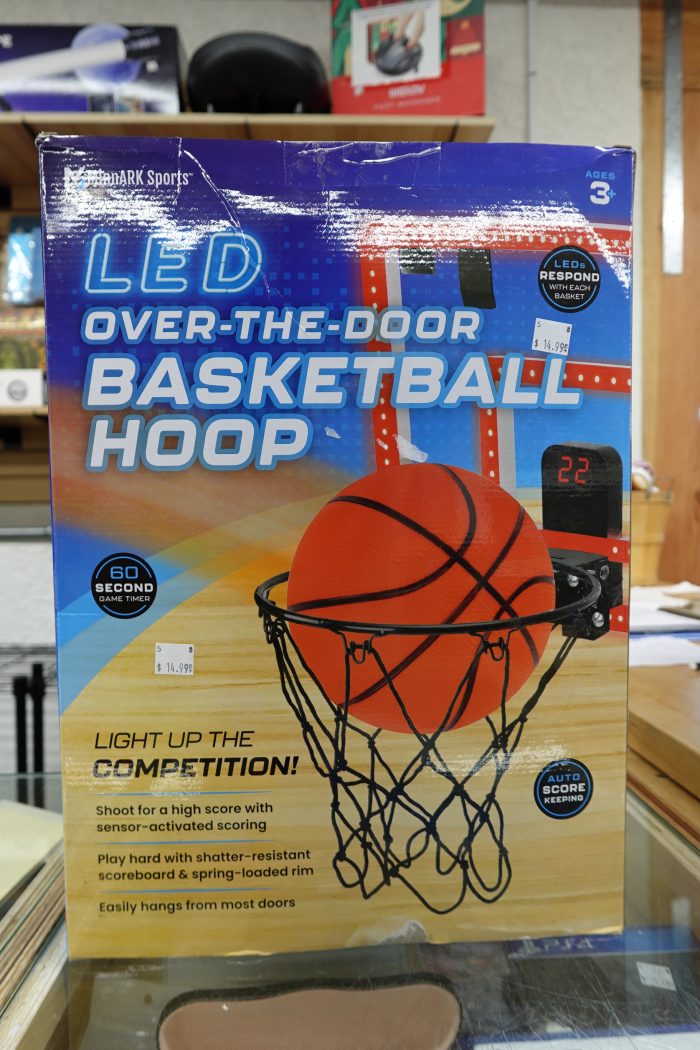 Over-the-Door Battery Powered Basketball Hoop Game - Image 4