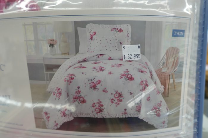 Twin Size 3Pc Simply Shabby Chic Floral Comforter Bed Set - Image 4