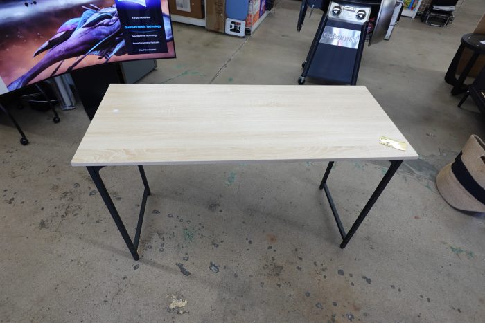 47" Modern Home Office Desk / Table with Metal Frame - Image 4