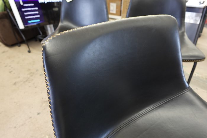 Set of 2 Sweetcrispy Counter Height Modern Faux Leather Bar Stools - Image 8
