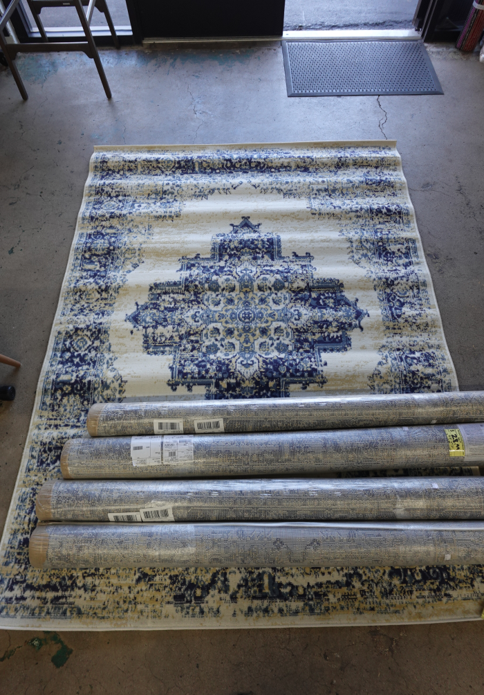 5'3'' x 7'3'' Nourison Grafix Persian White Traditional Area Rug - Image 2
