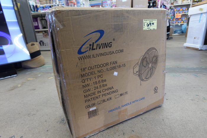 18" iLiving Wall Mounted Indoor / Outdoor Fan - Image 2