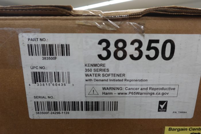 Kenmore 350 Water Softener With High Flow Valve - Image 4