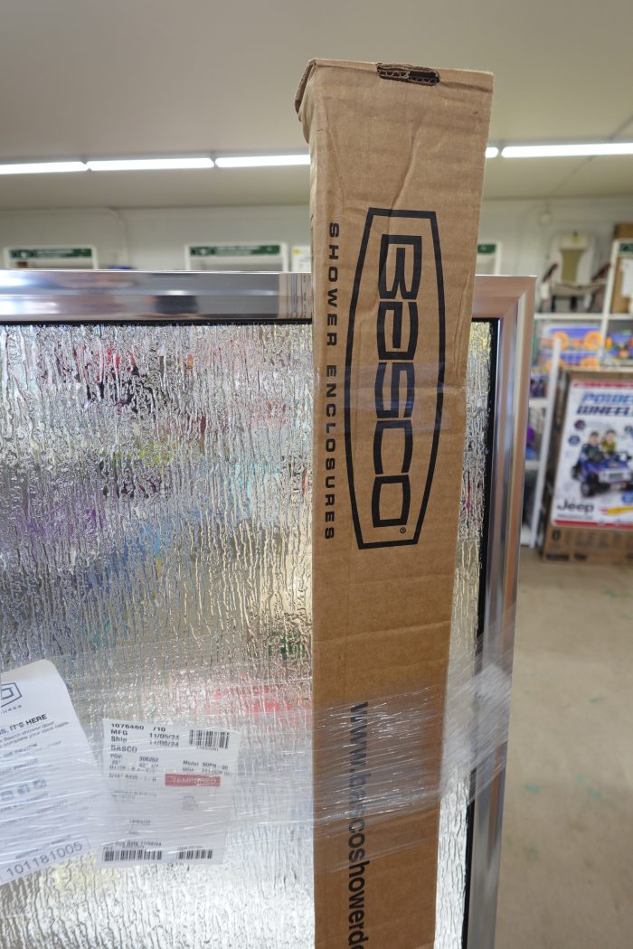 27.75" - 29.5" Basco Deluxe Glass Shower Door - Image 4