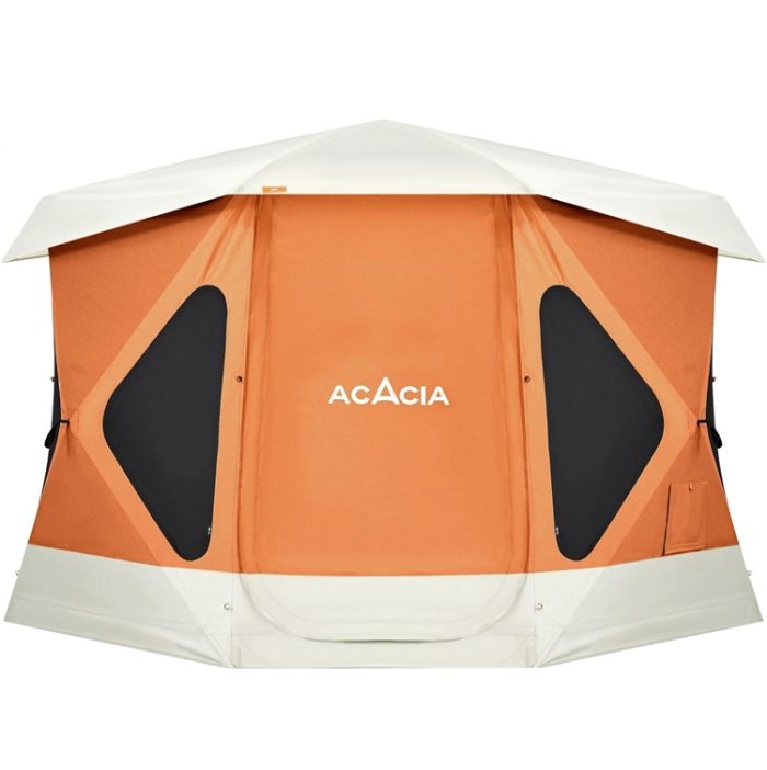 ACACIA Easy Setup XL Pop Up Camping Tent w/ 8 Windows and Footprint