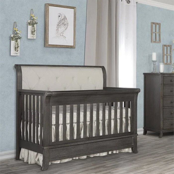 5-in-1 Evolur Signature Amsterdam Convertible Baby Crib to Full Size Bed