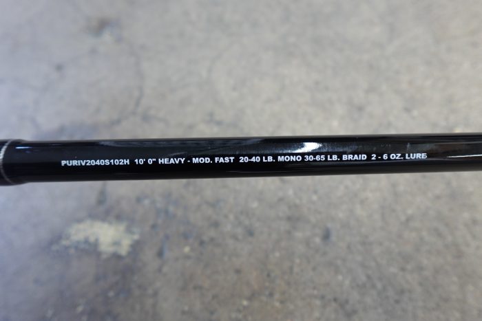 10' PENN Pursuit IV 2-Piece Fishing Rod (MISSING REEL) - Image 5