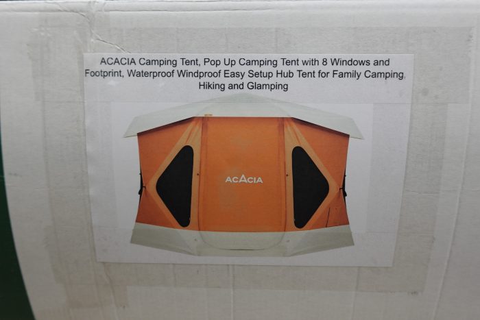 ACACIA Easy Setup XL Pop Up Camping Tent w/ 8 Windows and Footprint - Image 6