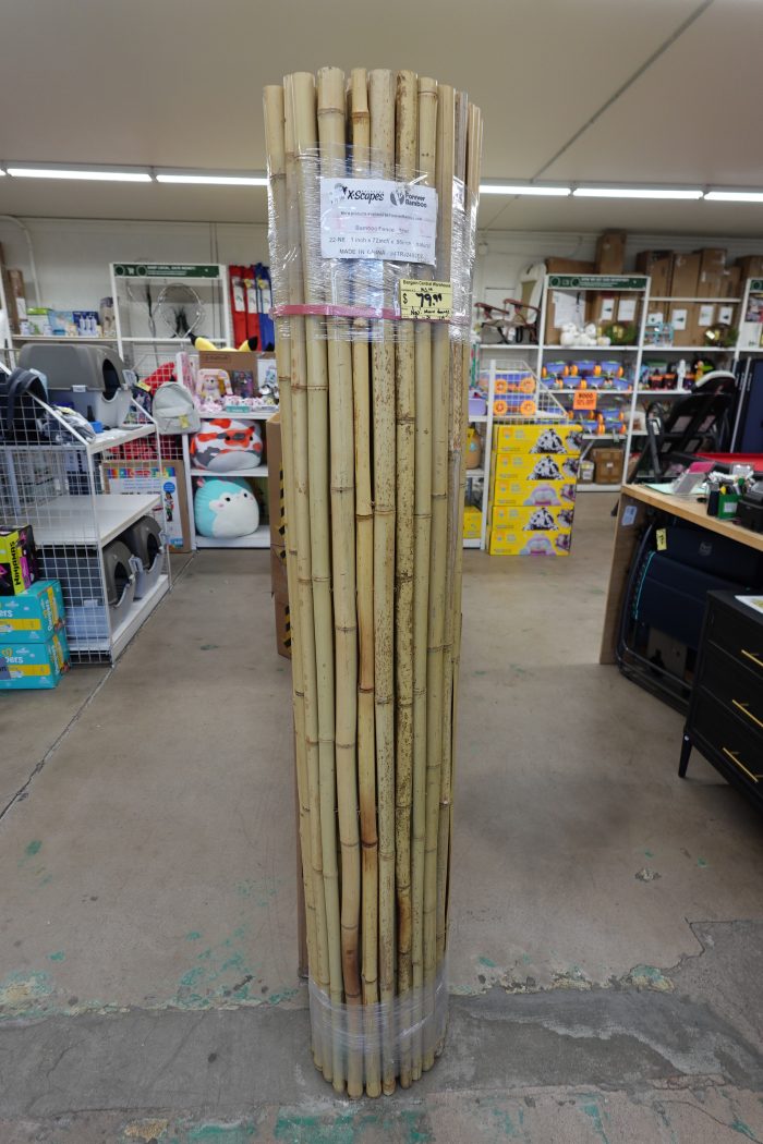 Backyard X-Scapes Natural Bamboo Fencing Decorative Fence Panel 1" D x 6 ' H x 8' L - Image 3