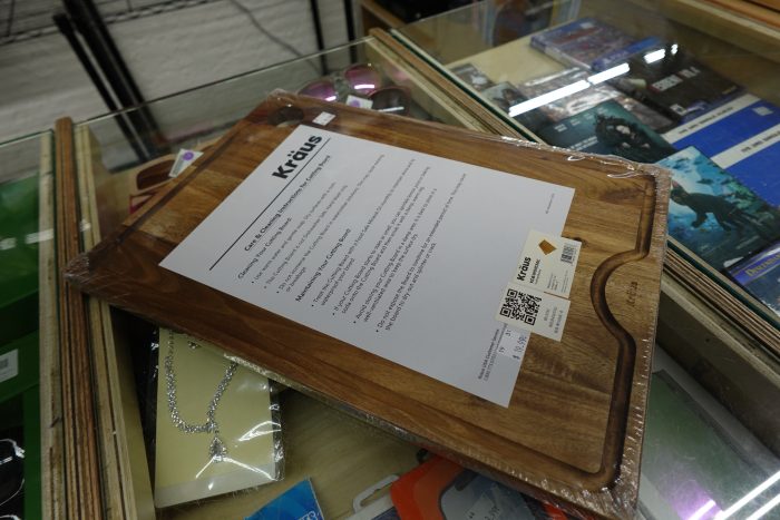 Kraus Solid Bamboo Cutting Board for Workstation Kitchen Sink - Image 2