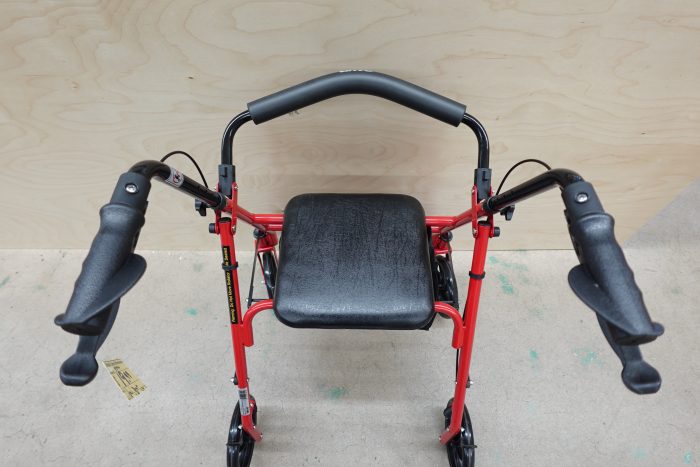 Drive Medical Foldable Rollator Walker with Seat - Image 4