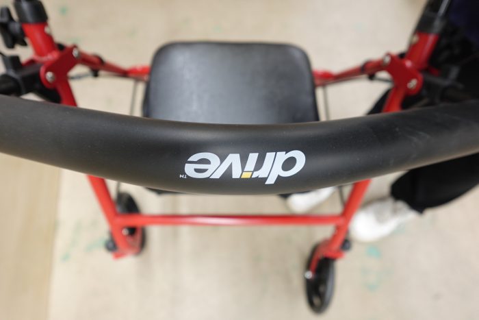 Drive Medical Foldable Rollator Walker with Seat - Image 7