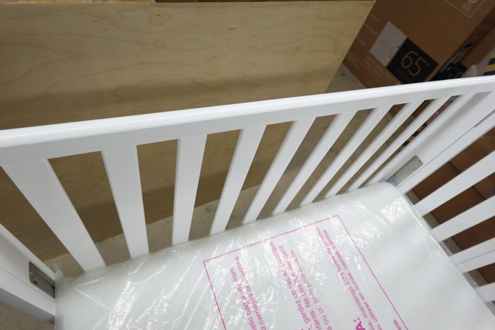 BRAND NEW 3 in 1 Dream On Me Portable Folding Stationary Side Baby Crib with Mattress - Image 8
