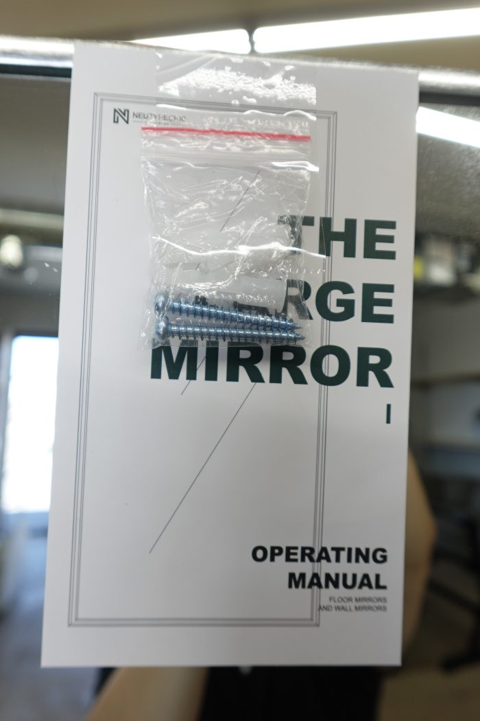 70" x 30" NeuType Silver Framed Full Length Standing / Mounted Mirror - Image 7