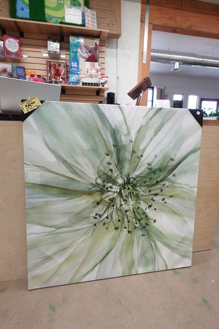 40″ x 40″ Wexford Home Sage Flower Canvas Wall Art - Image 2