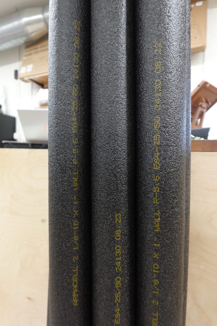 2-1/8" x 1" Tubolit DGS21810 Self Seal Foam Pipe Insulation - Image 6