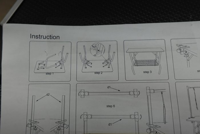 46" Lyromix Large Dog / Cat Folding Grooming Table 330lb Capacity - Image 11