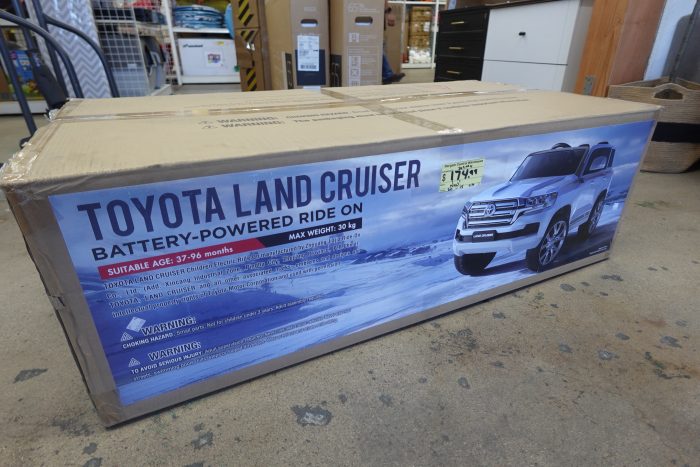 Kids Toyota Land Cruiser Battery Powered Ride-On Toy Truck - Image 2