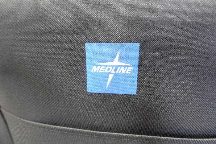 Medline Folding Manual Wheelchair with 16" Seat and Footrests - Image 6