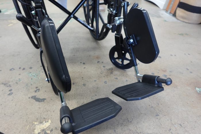 Medline Folding Manual Wheelchair with 16" Seat and Footrests - Image 9