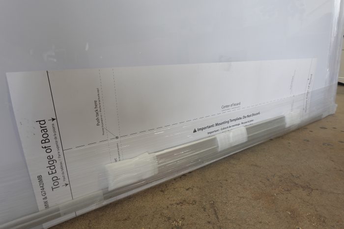 74" X 42" Quartet Frameless Glass Magnetic Dry Erase Whiteboard (G7442IMW) - Image 5